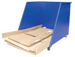 Open Ended Steel Dumping Hopper