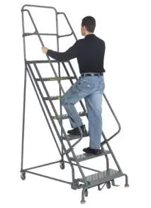 Stell Ladder Relling Steel Rolling Ladder - Fabrication Authorities International – FAI