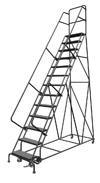 U Form Ladder Rolling Ladders - U Design Rolling Ladders - U Design Ladders - FAI
